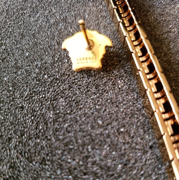 Authentic Gold Versace Earrings - Picture 4 of 5